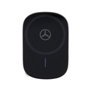 Mercedes mágneses autós tartó 15 W-os vezeték nélküli töltéssel (Fekete - MEWCCGSLK)