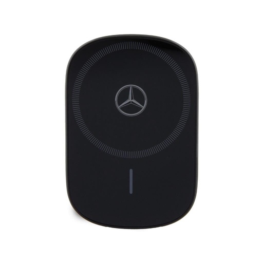 Mercedes mágneses autós tartó 15 W-os vezeték nélküli töltéssel (Fekete - MEWCCGSLK)