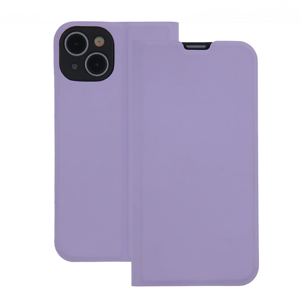 Samsung Galaxy A55 smart soft notesz tok Lila