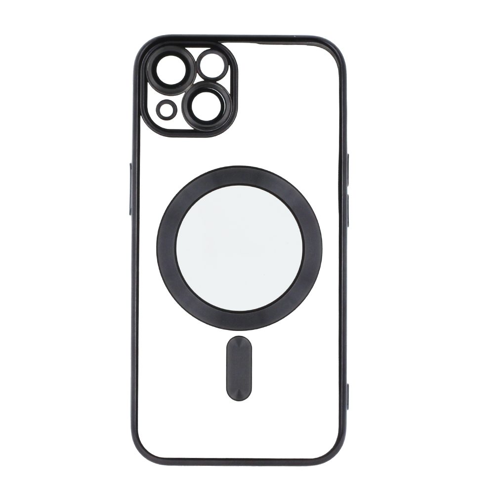 Apple iPhone 15 Pro Max Color Chrome Magsafe hátlap tok (Fekete)