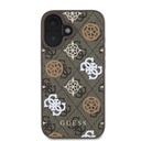 Apple iPhone 16 Guess PU 4G Peony MagSafe tok (Barna) - GUHMP16SP4PWPW
