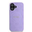 Apple iPhone 16 Guess Saffiano Peony Stamp MagSafe tok (Lila) - GUHMP16SPSAPSMEU