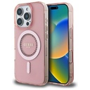 Apple iPhone 16 Pro Max Guess IML Rhinestones Ring MagSafe tok (Fehér) - GUHMP16XPFTDTEH