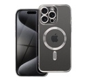 Apple iPhone 15 Pro Color Chrome Magsafe hátlap tok (Ezüst)