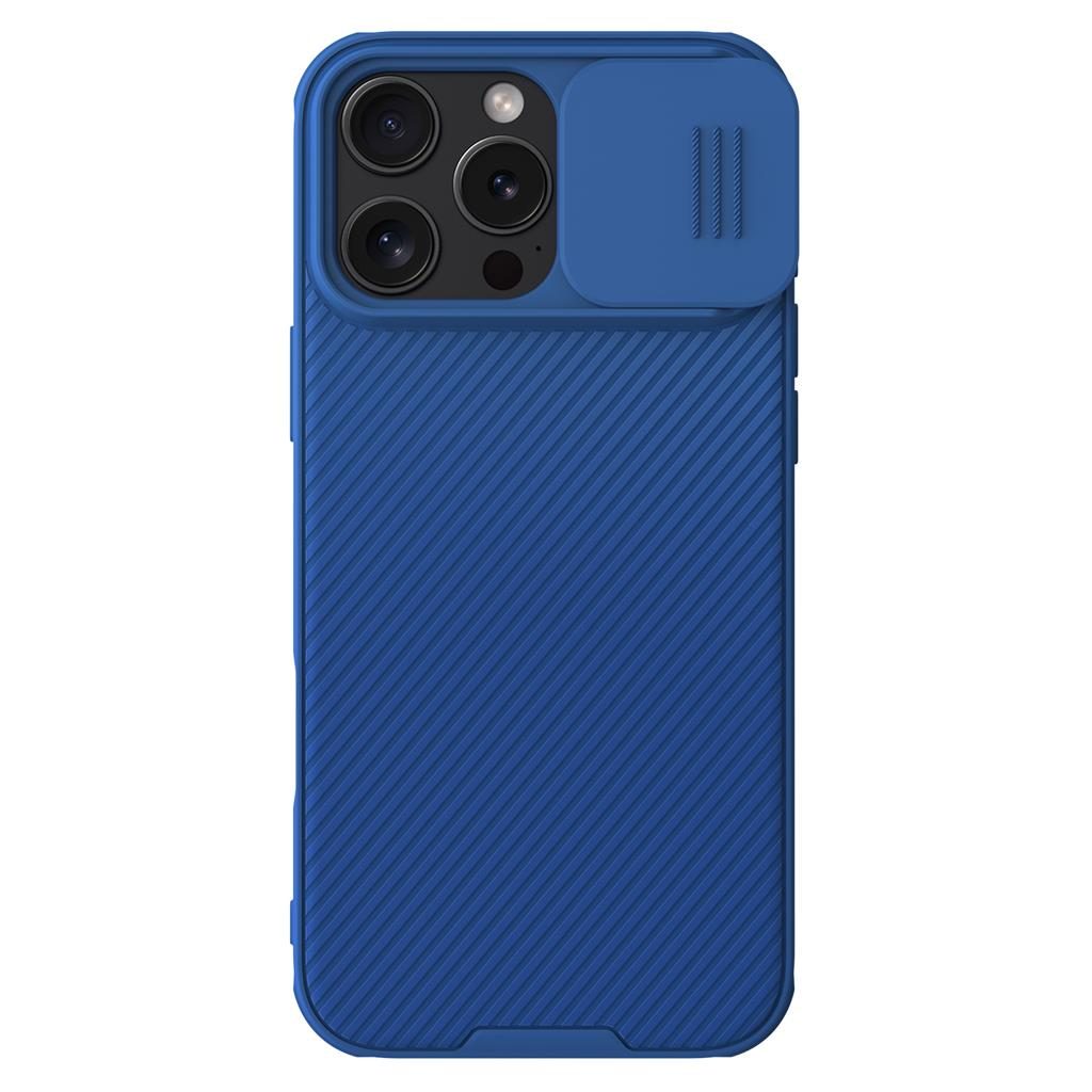 Apple iPhone 16 Pro Max Nillkin CamShield Pro MagSafe hátlap tok (Kék)