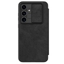 Samsung Galaxy S24 Nillkin Qin pro kameravédős notesz tok (Fekete)