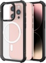 Apple iPhone 16 MOLAN CANO HN7 Magsafe strapabíró hátlap tok (Fekete)