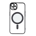 Apple iPhone 15 Pro Color Chrome Magsafe hátlap tok (Fekete)