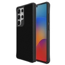 Samsung Galaxy S25 Ultra TOKO Carbon fiber hátlap tok (Fekete)