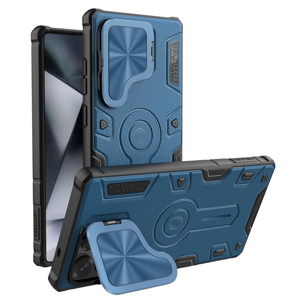 Samsung Galaxy S25 Ultra Nillkin CamShield Armor Prop MagSafe hátlap tok (Kék)