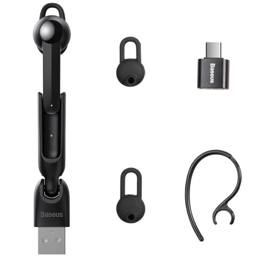 Baseus NGA05 bluetooth headset, BT 5.0, fekete