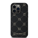 Apple iPhone 14 Pro Karl Lagerfeld PU Karl Heads Pattern MagSafe tok (Fekete) – KLHMP14LPGKHPHK