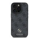 Apple iPhone 16 Pro Max Guess PU 4G Small Metal Logo MagSafe tok (Szürke) - GUHMP16XP4SM4MK