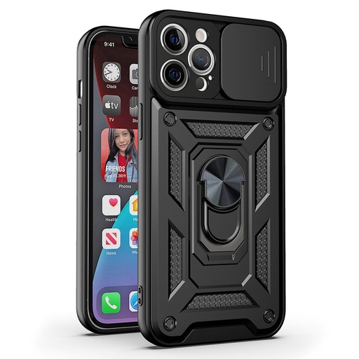 Apple iPhone 16e Slide Camera Armor hátlap tok (Átlátszó)
