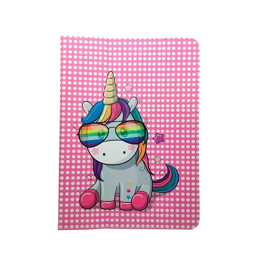 Univerzális méret 9.0"-10.0"-ig tablet tok (Rainbow Unicorn)