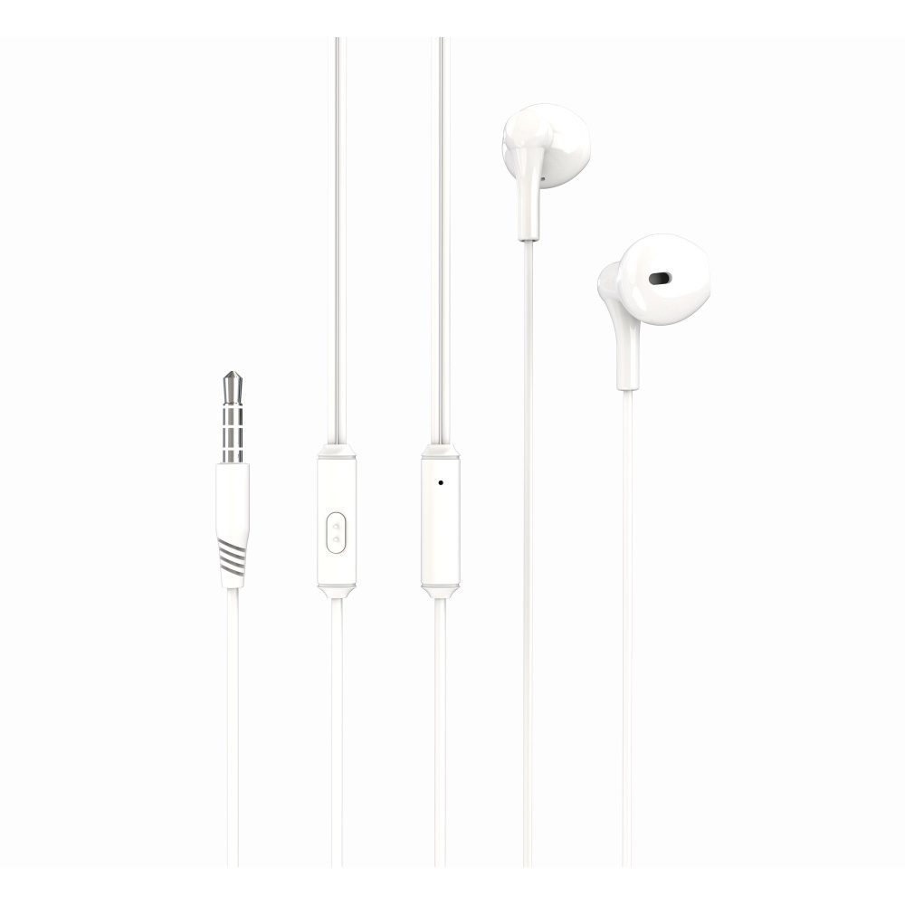 XO EP39 vezetékes fülhallgató 3,5 mm jack (Fehér)