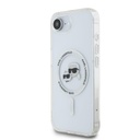 Apple iPhone 16e Karl Lagerfeld IML K&CH Heads Metal Frame MagSafe tok (Átlátszó) – KLHMPSE4HLSKCH