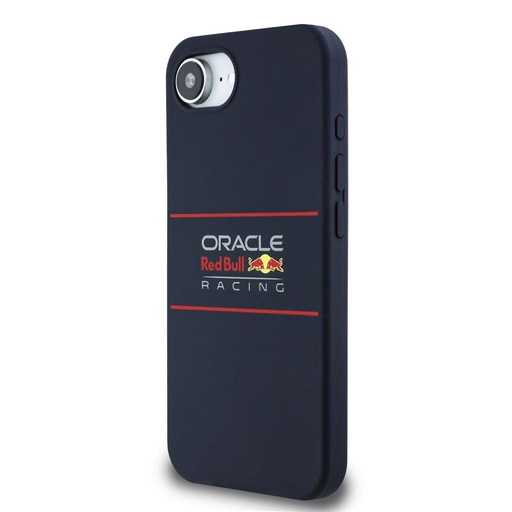 Apple iPhone 16e Red Bull Silicone Horizontal Logo MagSafe tok (Tengerészkék) – RBHMPSE424SIHSRV