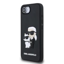 Apple iPhone SE 2022 Karl Lagerfeld 3D Karl & Choupette tok (Fekete) – KLHCPSE43DRKCNK