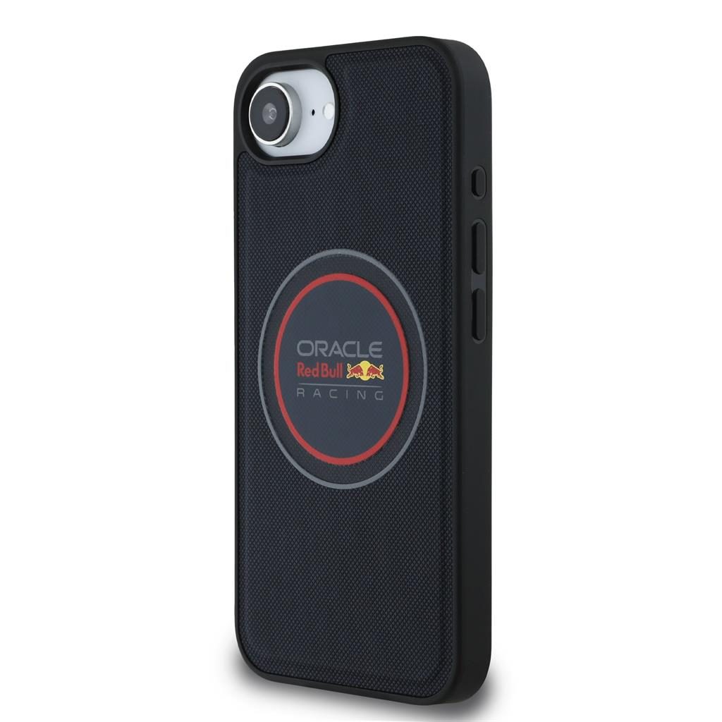 Apple iPhone 16e Red Bull PU Leather Red Ring MagSafe tok (Tengerészkék) – RBHMPSE424PUMEVR