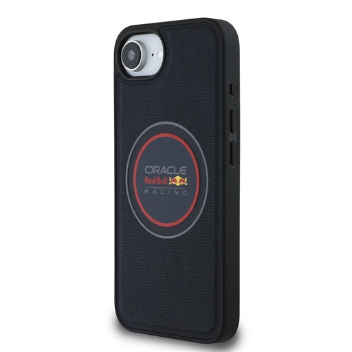 Apple iPhone 16e Red Bull PU Leather Red Ring MagSafe tok (Tengerészkék) – RBHMPSE424PUMEVR
