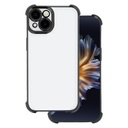Xiaomi Redmi Note 14 Pro 5G Anti shock chrome hátlap tok (Fekete)