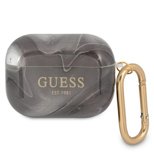 AirPods Pro Guess Marble tok (Fekete) - GUAPUNMK