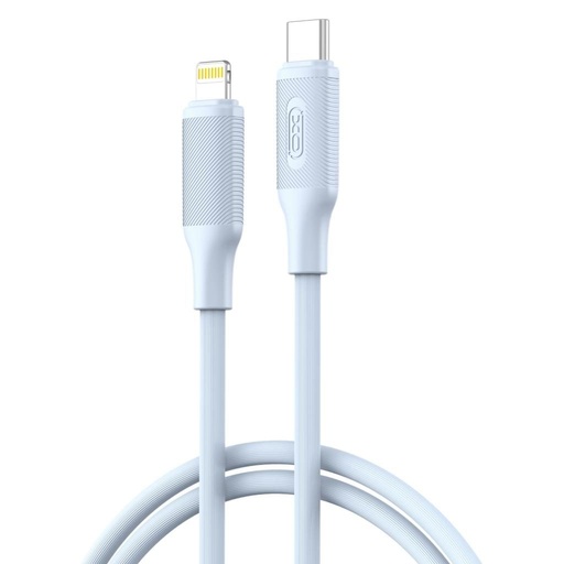XO NB-Q265A USB-C–Lightning adatkábel (Kék) – Minimalist Series, 27W