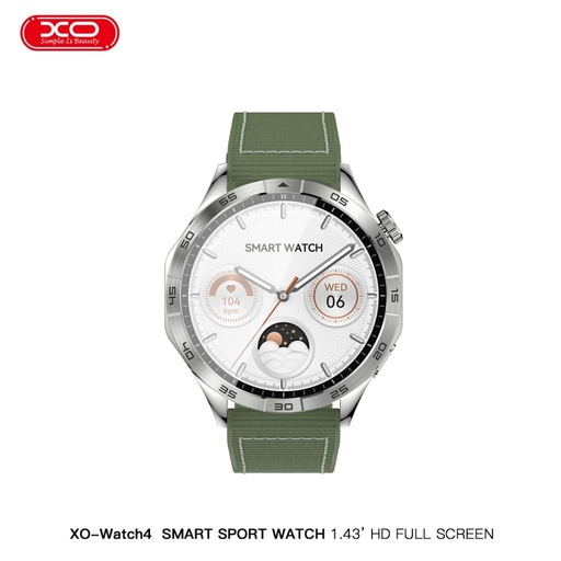 XO Watch 4 AMOLED okosóra (Zöld) – sportóra, hívásfogadás, színes kijelző