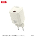 XO L148 PD 30W gyorstöltő (Bézs) – USB-C csatlakozó