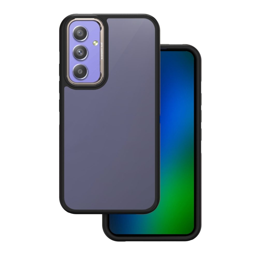 Samsung Galaxy A55 Crystal black szilikon hátlap tok (Szürke)