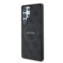 Samsung Galaxy S25 Ultra Guess PU Leather 4G Colored Ring MagSafe tok (Fekete) - GUHMS25LG4GFRK