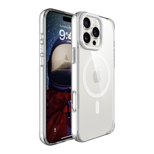 Apple iPhone 16 Pro Max TOKO Apex capsule magsafe hátlap tok (Ezüst)