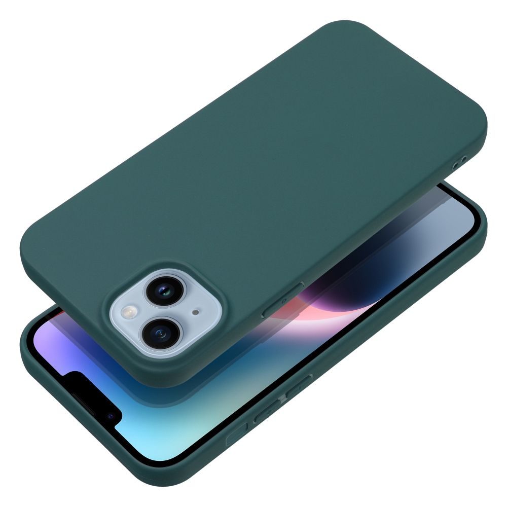 Honor 400 Lite matt szilikon hátlap tok (Zöld)