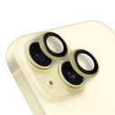 Apple iPhone 15 & iPhone 15 Plus OBAL:ME kameravédő (Sárga)