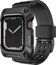 Apple Watch 4 44mm / Watch 5 44mm / Watch 6 44mm / Watch SE 44mm Hoco WS6 Shadow series tok (Fekete)