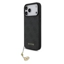 Guess 4G Charm tok iPhone 17 Pro (Szürke) - GUHMP17LGF4GCK