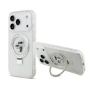 Apple iPhone 17 Pro Karl Lagerfeld Ringstand Karl and Choupette MagSafe tok (Fehér) - KLHMP17LHMRSKCH