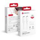 Forcell F-ENERGY C339 USB-C / USB-C kábel PD QC4.0 5A 100W (Fehér) - 3m