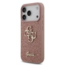 Guess PU Fixed Glitter 4G Metal Logo tok iPhone 17 Pro (Rózsaszín) - GUHCP17LHG4SGP