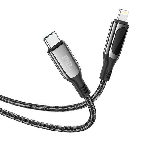 Hoco S51 lightning kábel, fekete