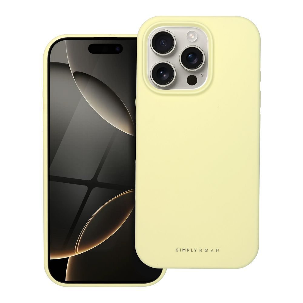 Apple iPhone 16 Pro Max Roar Cloud skin hátlap tok (Világos sárga)