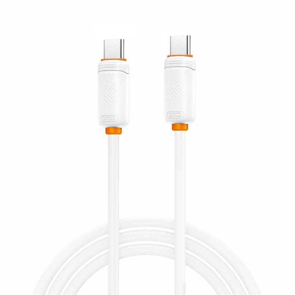 XO NB-Q302B USB-C – USB-C kábel (Fehér) - 1,0 m - 60W