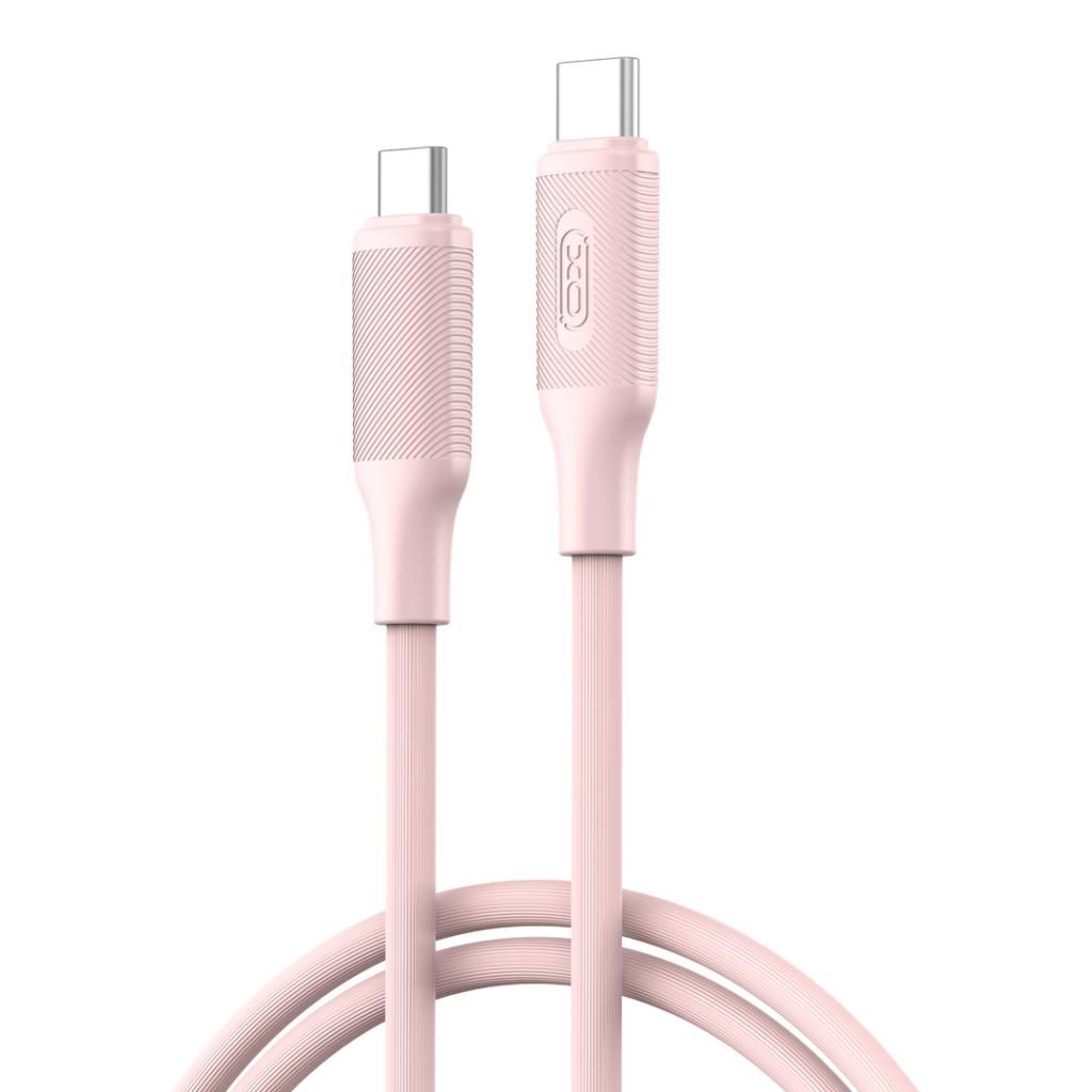 XO NB265 USB – USB-C kábel (Rózsaszín) - 1,0 m - 2.4A