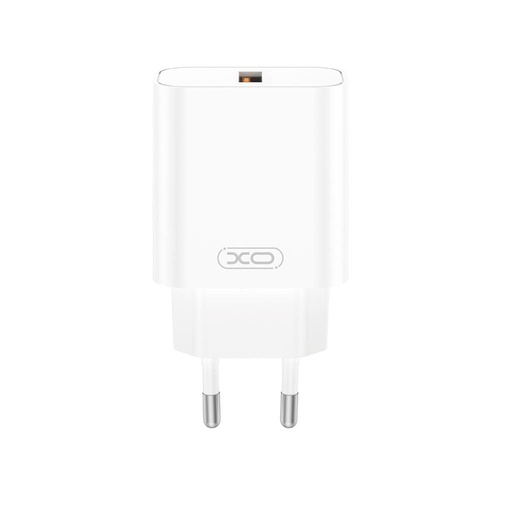 XO CE33 fali töltő 18W QC3.0 1x USB-A (Fehér)