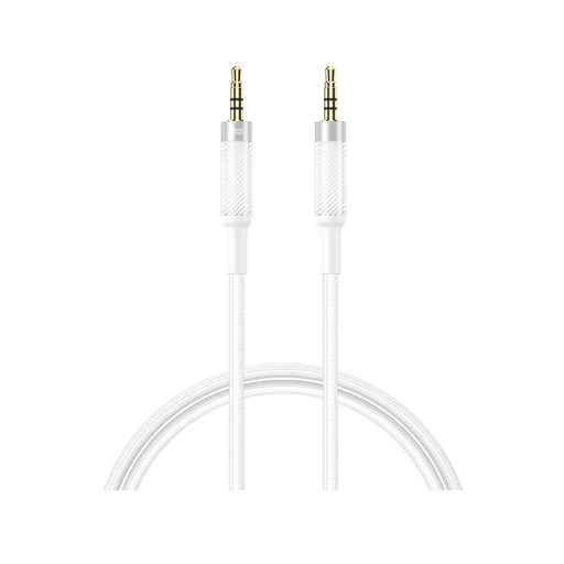 XO NB-R279C 3,5 mm – 3,5 mm audio kábel (Fehér) - 1,0 m