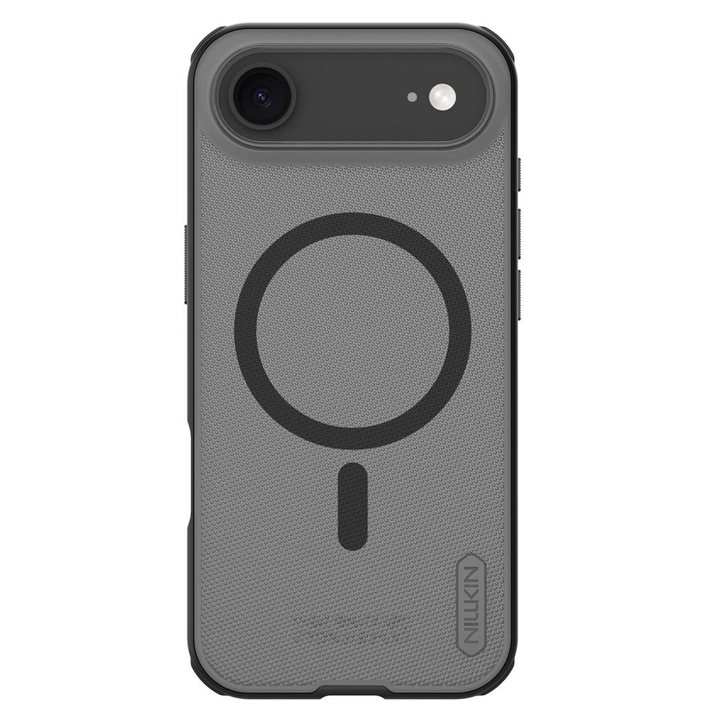 Apple iPhone 17 Air Nillkin Super Frosted Shield Pro MagSafe hátlap tok (Fekete)