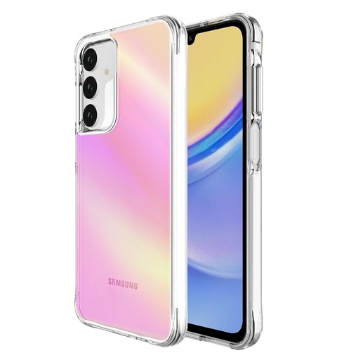 Samsung Galaxy A16 / Galaxy A26 / Galaxy A17 Pure rainbow hátlap tok (Rózsaszín)