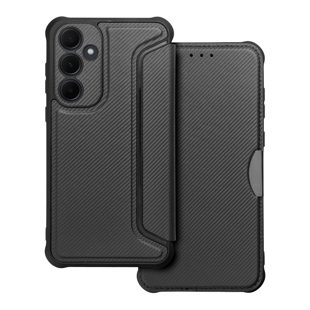 Samsung Galaxy A35 Razor mágneses ütésálló notesz tok (Fekete)