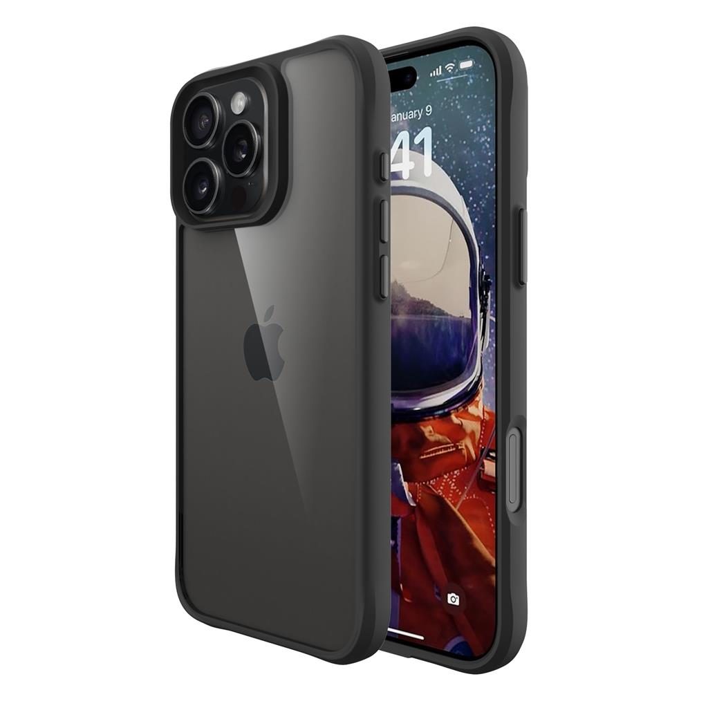 Apple iPhone 16 Pro Max TOKO Combat X Mode Frost hátlap tok (Fekete)